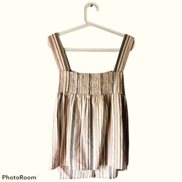 🌸Old Navy Sleeveless Button-Front Striped Top. Size 3X - Picture 4 of 14